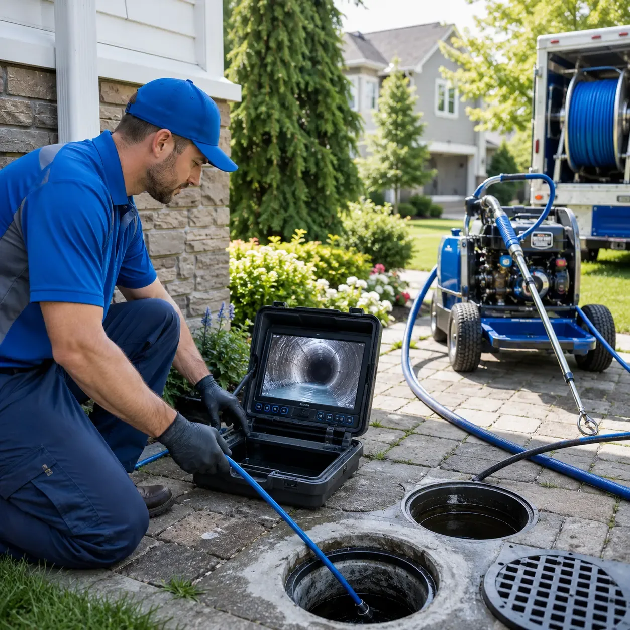 Outdoor drain cleaning professionals serving Harsens Island, MI